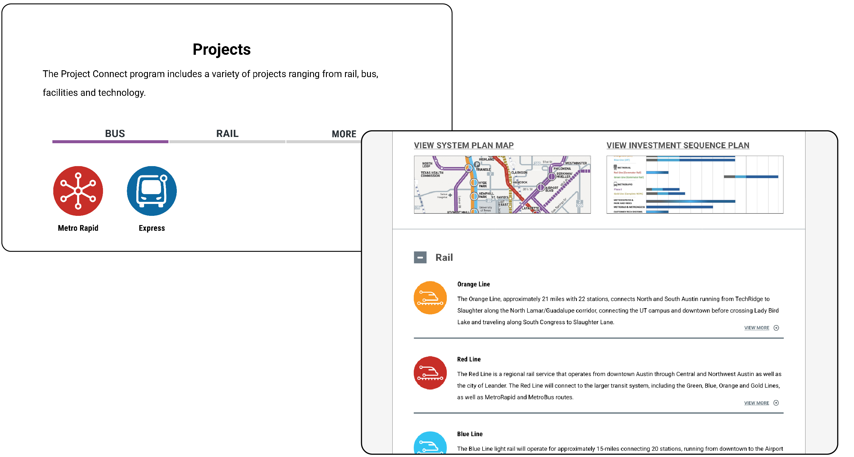 Project Connect User Experience Enhancements